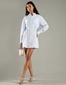 Tommy Hilfiger Cotton Spread Collar Shirt Dress
