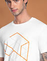 Flying Machine Slim Fit Graphic Print T-Shirt