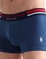 USPA Innerwear Mid Rise Cotton I641 Trunks - Pack Of 2