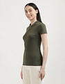 Tommy Hilfiger Mango Zip Slim Fit Polo Shirt