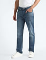 Flying Machine Freddie Slim Straight Mid Rise Jeans