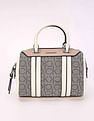 Calvin Klein Logo Beige Pvc Handbag