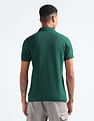 Flying Machine Logo Badge Solid Polo Shirt