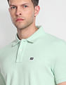 Arrow Sports Heathered Pique Knit Polo Shirt