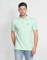 Arrow Sports Heathered Pique Knit Polo Shirt