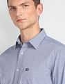 Arrow Sports Horizontal Stripe Slim Fit Shirt