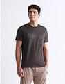 USPA Active Brand Embossed Slim Fit T-Shirt