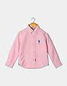 U.S. Polo Assn. Kids Boys Long Sleeve Solid Shirt