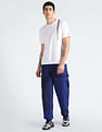 Tommy Hilfiger Logo Vertical Stripe Cotton T-Shirt
