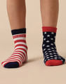 U.S. Polo Assn. Boys High-Ankle Length KS005 Socks - Pack Of 3