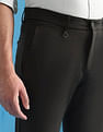 Arrow Newyork Solid Regular Fit Knitted Trousers