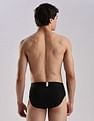Calvin Klein Underwear Mid Rise Solid Black Briefs