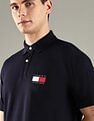 Tommy Hilfiger Solid Regular Fit Cotton Polo T-Shirt