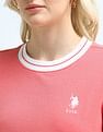 U.S. Polo Assn. Women Crew Neck Solid Sweatshirt
