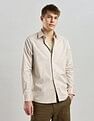 Calvin Klein Jeans Solid Slim Fit Plain Woven Shirt