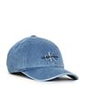 Calvin Klein Monogram Washed Denim Cap