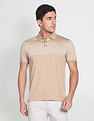 Arrow Horizontal Striped Mercerised Cotton Polo Shirt