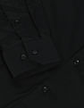 Tommy Hilfiger Men Black Mitered Cuff Solid Slim Fit Formal Shirt