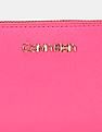 Calvin Klein Women Pink Brand Logo Ziparound Wallet
