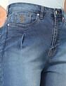 U.S. Polo Assn. Women High Rise Wide Leg Fit Jeans