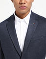 Tommy Hilfiger Self-Design Regular-Fit Polyester Blazer