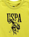 U.S. Polo Assn. Kids Boys Cotton Brand Print T-Shirt
