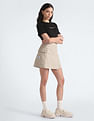 Calvin Klein Flannel Wrap Skirt