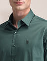 U.S. Polo Assn. Tailored Fit Solid Twill Shirt