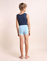 USPA Innerwear Boys Cotton Spandex Solid Trunks - Pack Of 3