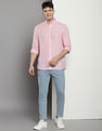 Tommy Hilfiger Solid Pigment Dyed Linen Shirt