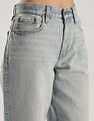 Calvin Klein Jeans Heavy-Wash Loose-Fit High Rise Jeans