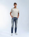 Flying Machine Slash Slim Tapered Fit Authentic Premium Jeans