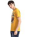 U.S. Polo Assn. Denim Co. Yellow Printed Cotton Jersey T-Shirt