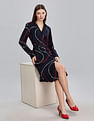 Tommy Hilfiger Viscose Spread Collar Shirt Dress