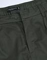 Flying Machine Solid Loose Fit Pleated Cargos