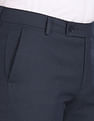 Arrow Microcheck Hudson Regular Fit Trousers
