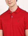 Tommy Hilfiger Solid Regular-Fit Cotton Polo Shirt
