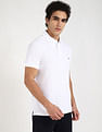 Tommy Hilfiger Solid Regular-Fit Cotton Polo T-Shirt