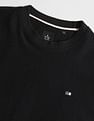 Arrow Sports Patterned Knit Regular Fit T-Shirt