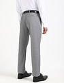 Tommy Hilfiger Regular-Fit Solid Mid-Rise Trouser