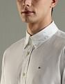 Tommy Hilfiger Solid Regular Fit Cotton Shirt