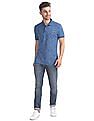 U.S. Polo Assn. Denim Co. Printed Muscle Fit Polo Shirt