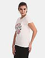 U.S. Polo Assn. Women Brand Print Cotton T-Shirt