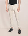 U.S. Polo Assn. Herringbone Textured Casual Trousers