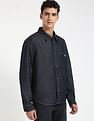 Calvin Klein Jeans Solid Regular-Fit Denim Shirt