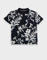 Tommy Hilfiger Kids Boys Printed Regular Fit Cotton Polo Shirt