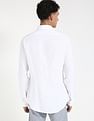 Calvin Klein Jeans Solid Slim Fit Plain Woven Shirt