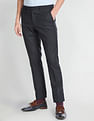 Arrow Micro Check Dobby Formal Trousers