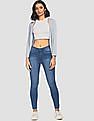 Flying Machine Women High Rise Veronica Skinny Fit Jeans
