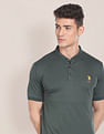 U.S. Polo Assn. Mandarin Collar Luxury Polo Shirt